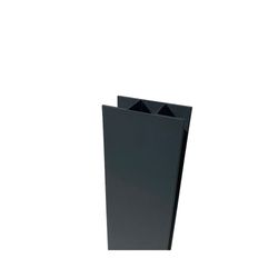 H-GLEUFPAAL Ø42MM L=1840MM RAL7016ST ANTRACIET