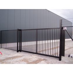 METZ SCHUIFPOORT OP RAIL 550X125CM