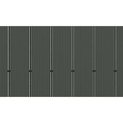 KIT NEVADA SUPER LAMEL L=2.50M H=2.43M ANTRACIET